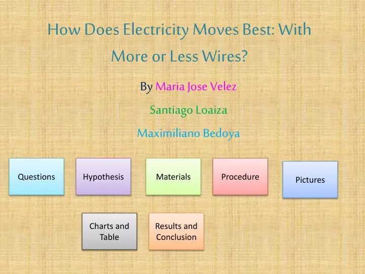 how does electricity moves best with more or less wires