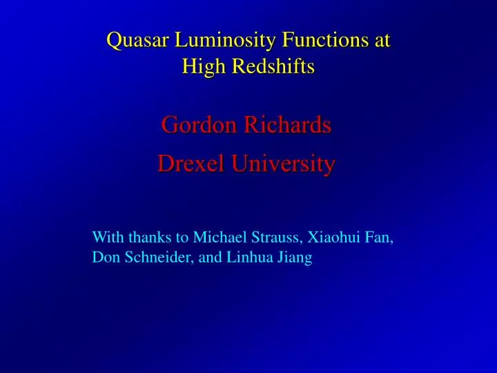 quasar luminosity functions at high redshifts