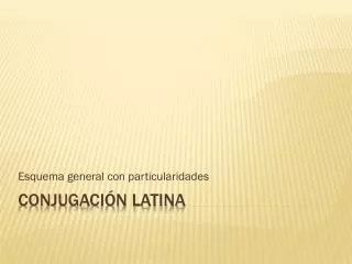 esquema general con particularidades