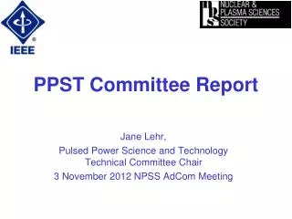 PPST Committee Report