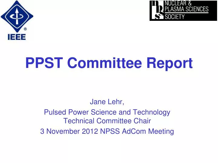 ppst committee report