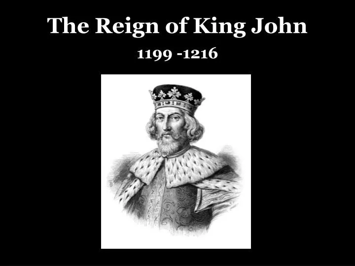 the reign of king john