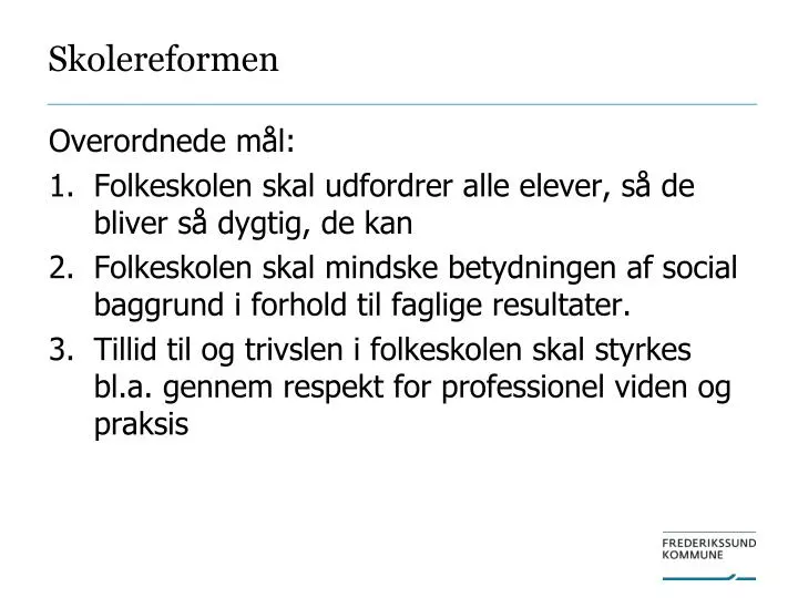 skolereformen