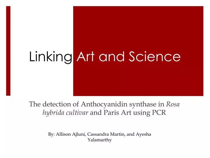 linking art and science