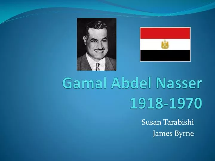 gamal abdel nasser 1918 1970