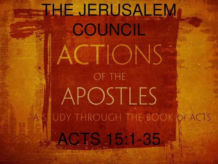 the jerusalem council