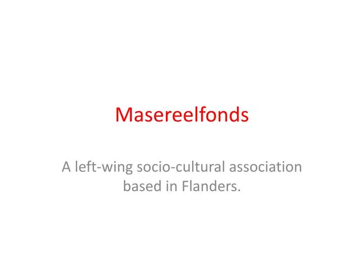 masereelfonds