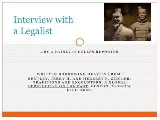 Interview with a Legalist
