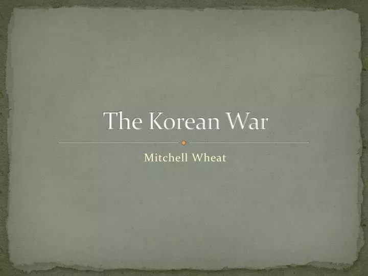 the korean war