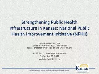 National Public Health Improvement Initiative