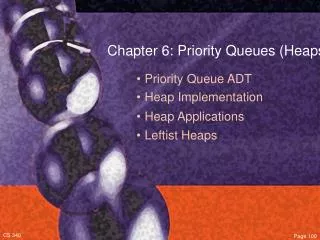 Chapter 6: Priority Queues (Heaps)