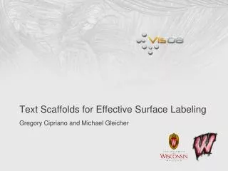 Text Scaffolds for Effective Surface Labeling