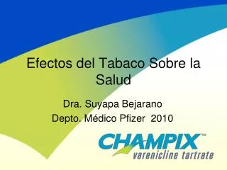 efectos del tabaco sobre la salud