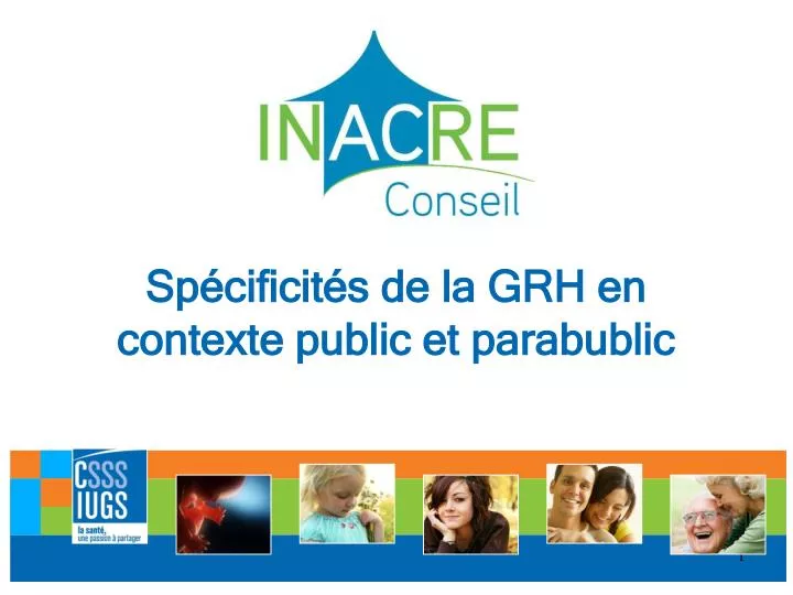 sp cificit s de la grh en contexte public et parabublic