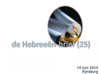 de Hebreeën-brief (25)