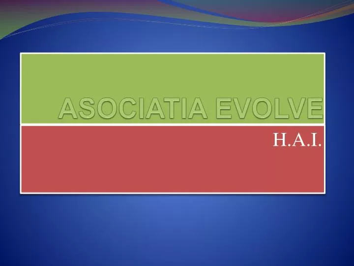 asociatia evolve
