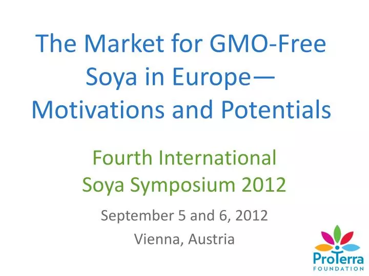 fourth international soya symposium 2012