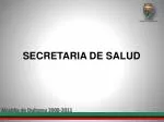 SECRETARIA DE SALUD - slide 1