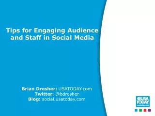 Tips for Engaging Audience and Staff in Social Media