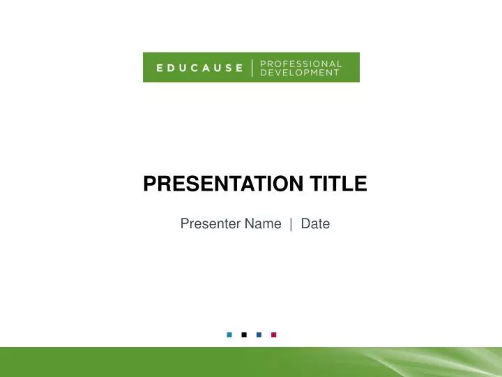 presentation title