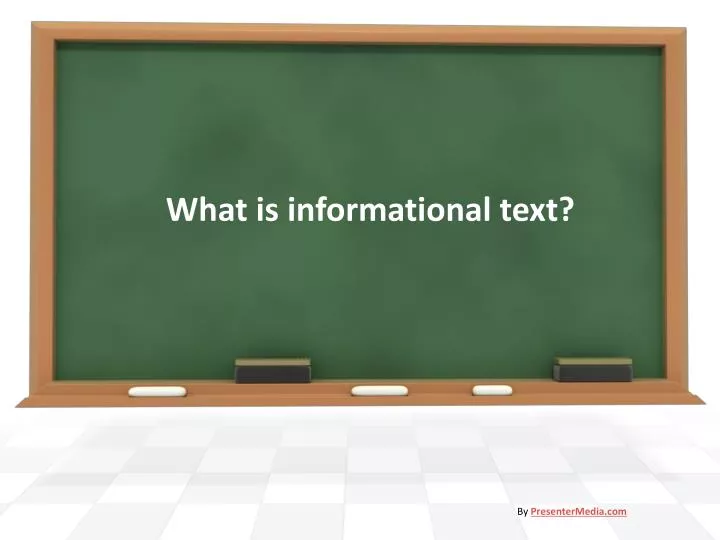 what is informational text