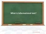 What is informational text?