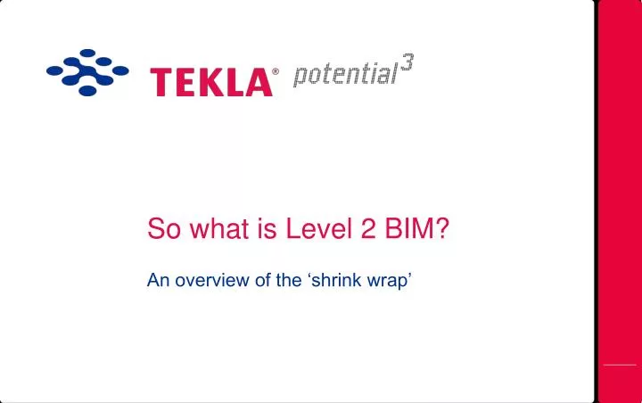 so what is level 2 bim