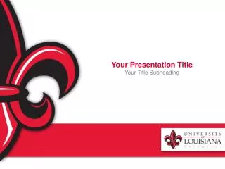 Your Presentation Title Your Title Subheading