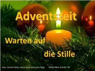 Adventszeit