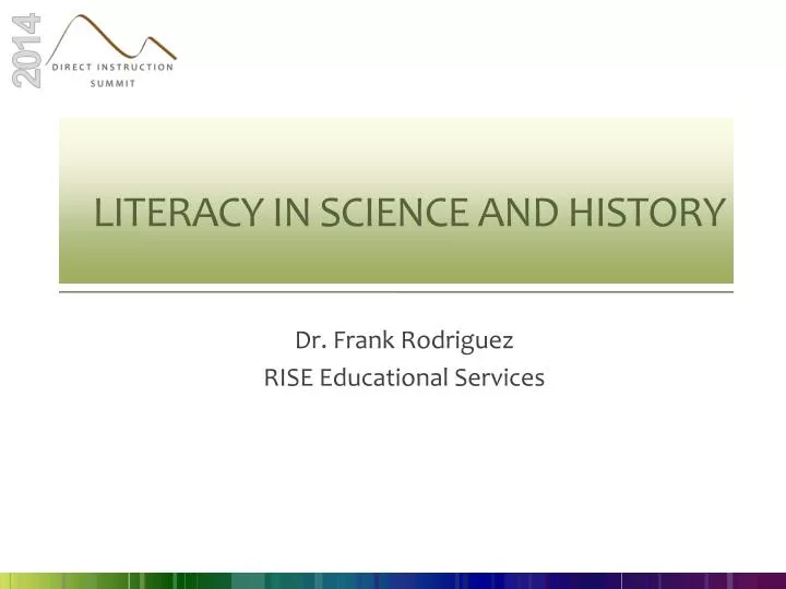 literacy in science and history
