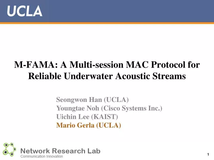 m fama a multi session mac protocol for reliable underwater acoustic streams