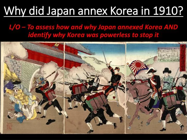 why did japan annex korea in 1910