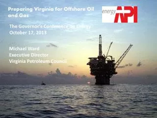 Preparing Virginia for Offshore Oil and Gas
