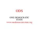 ODS - slide 1