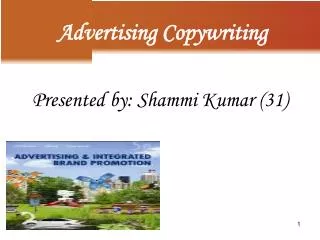 Presented by: Shammi Kumar (31)