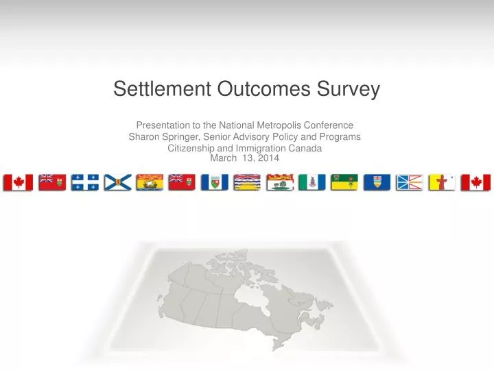 settlement outcomes survey