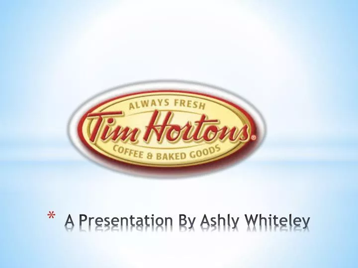 a presentation by ashly whiteley