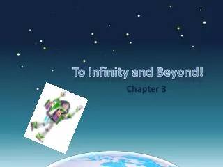 to infinity and beyond