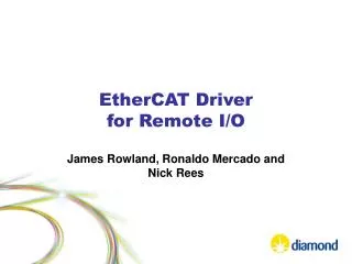 EtherCAT Driver for Remote I/O