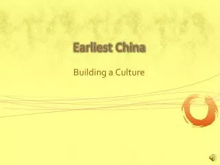 Earliest China