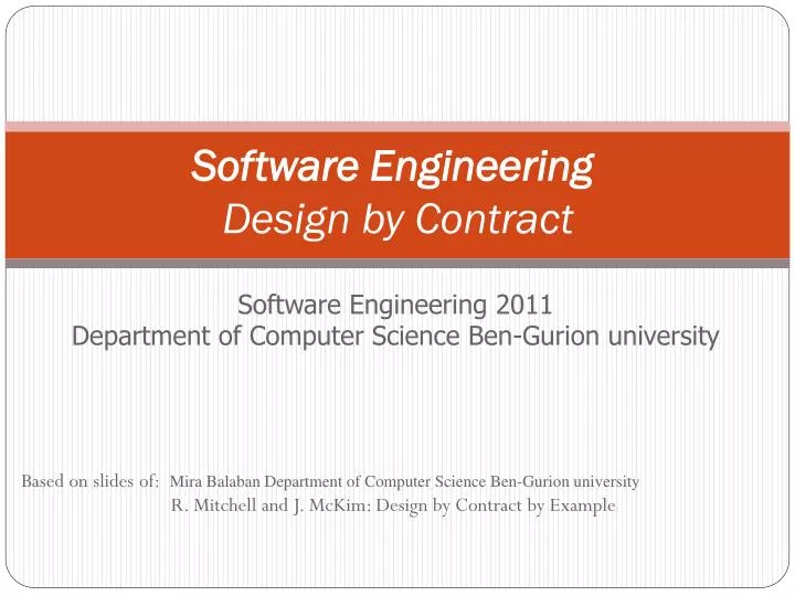 software engineering design by contract