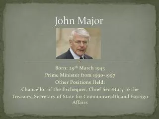 John Major