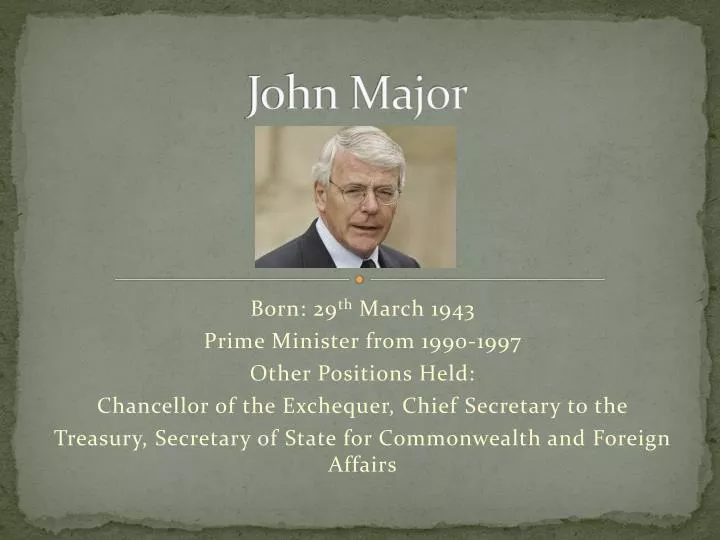 john major