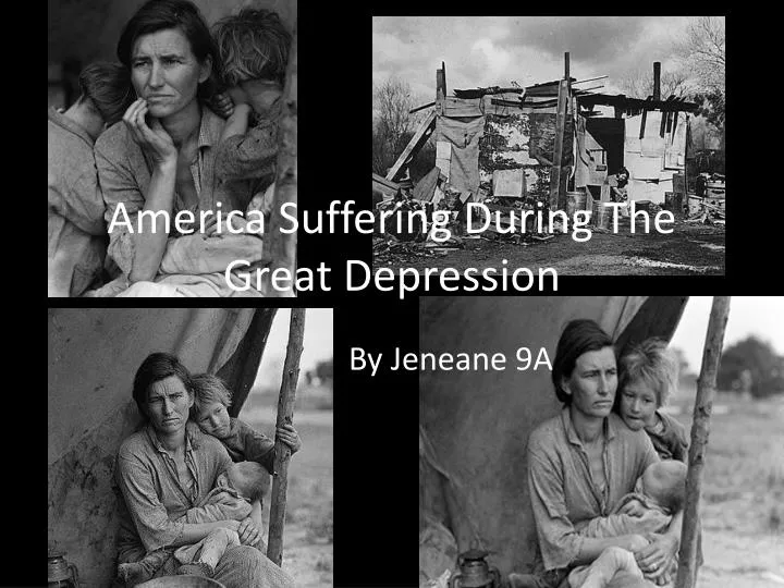 america suffering during the great d epression