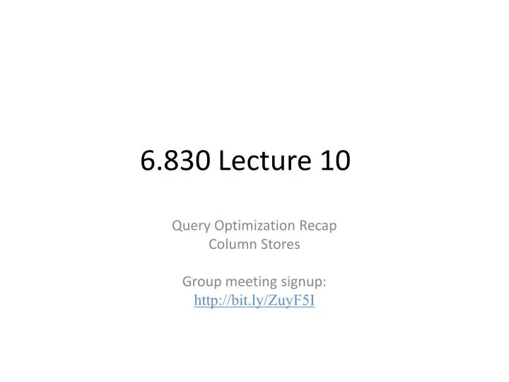 6 830 lecture 10