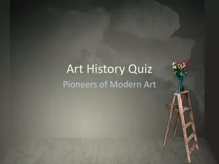 Art History Quiz