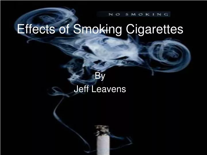 effects of smoking cigarettes