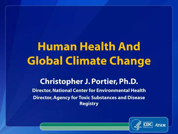 human health and global climate change