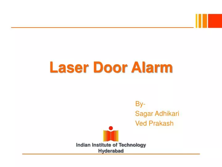 laser door alarm