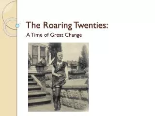 the roaring twenties